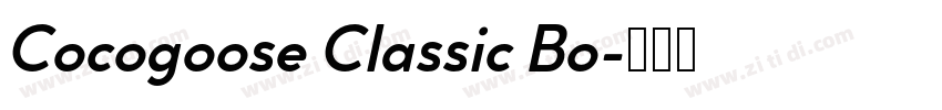 Cocogoose Classic Bo字体转换